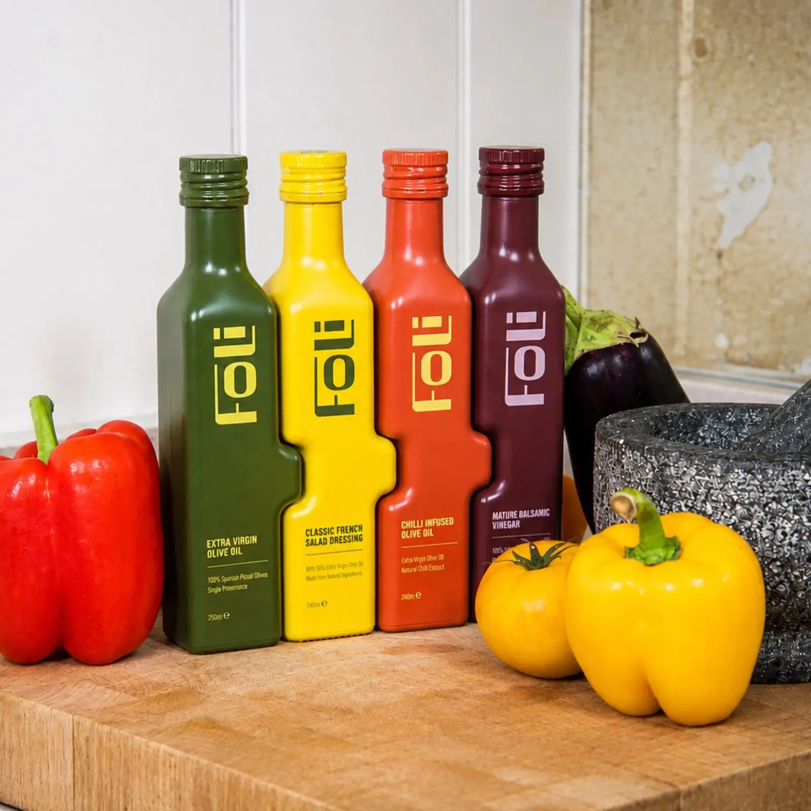 FOLI interlocking pantry bottles